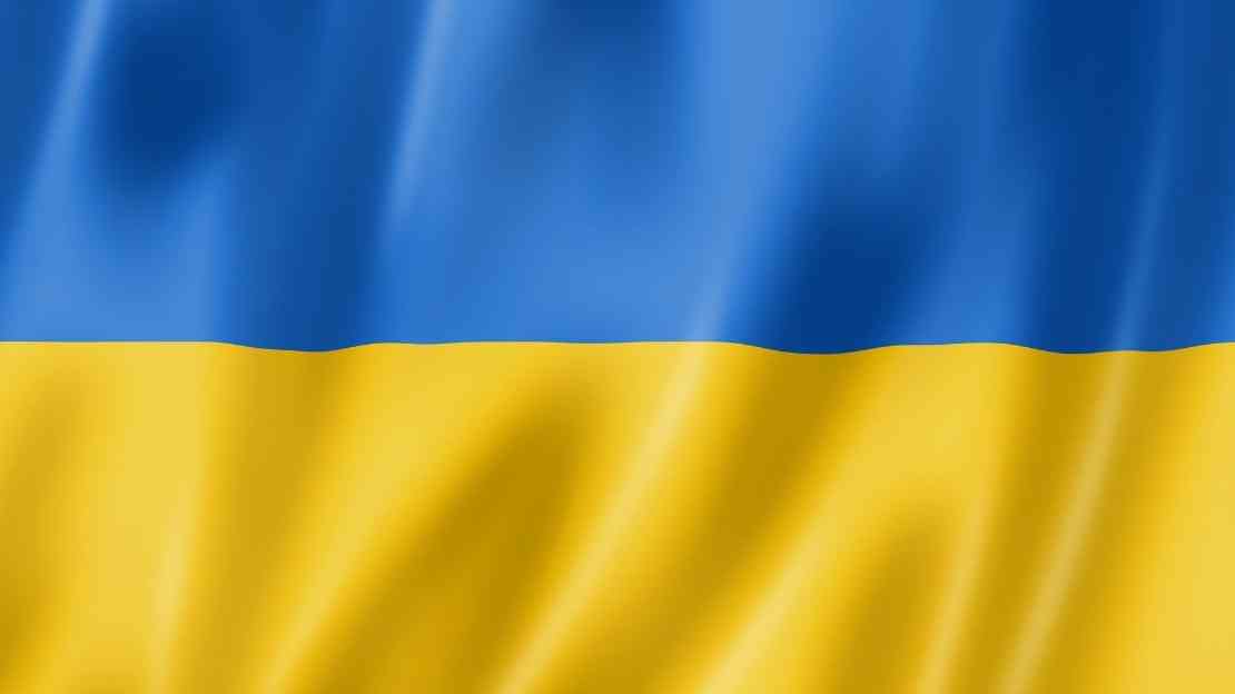 ukrainsk flagga